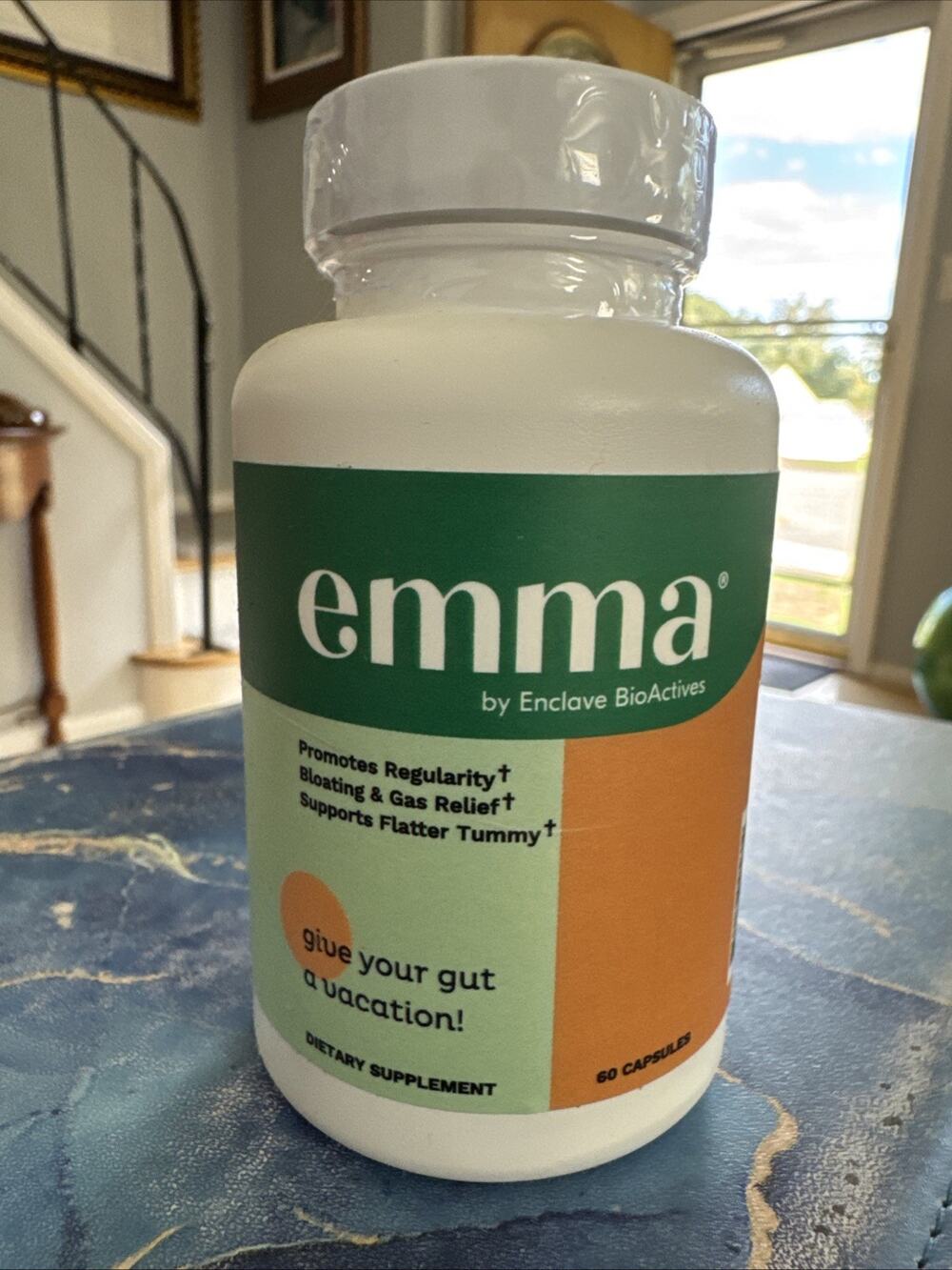 EMMA Gut Health Gas & Bloating Constipation Leaky Gut Repair 60 Capsules SEALED